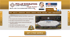 Desktop Screenshot of polarengraving.com